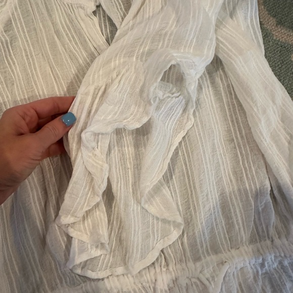 VIX Paula Hermanny white swim cover up size small - Picture 2 of 4